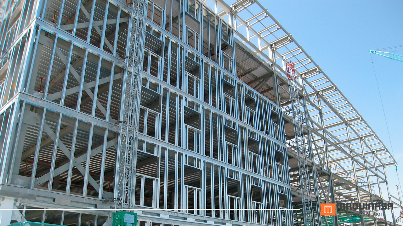 Fachadas comerciais com soluções de Light Steel Frame