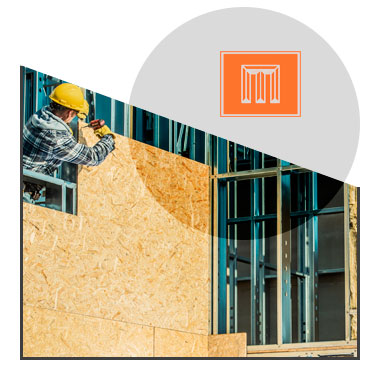 Fechamentos e fachadas em construção Light Steel Frame